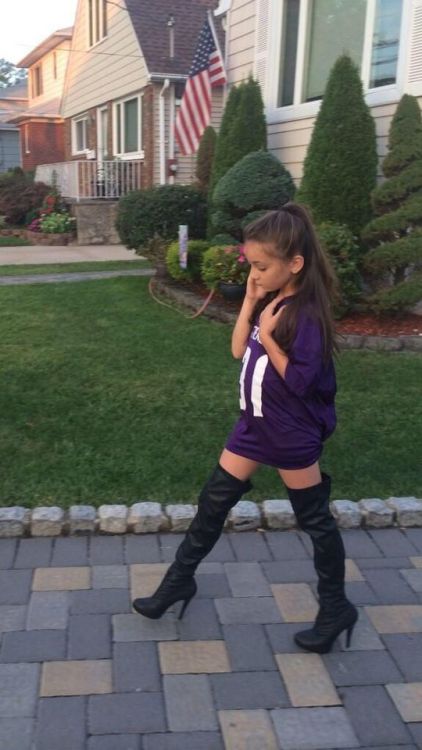 trust:when you mistake an 8 year old for Ariana Grande