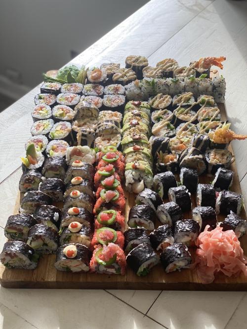 I tried making sushi today, what do you guys think ? Check this blog!