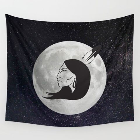 Society6.com/reclaimyourpower #grandmothermoon #givethanks #originalinstructions