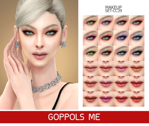 GPME-GOLD MAKEUP SET CC39DownloadHQ mod compatibleAccess to Exclusive GOPPOLSME Patreon onlyThank fo