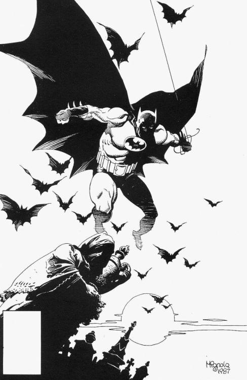 Porn Pics westcoastavengers:  Batman by Mike Mignola