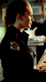 wynonnaearpdaily:nicole haught + police uniform