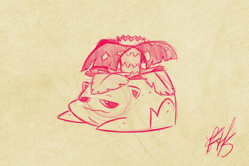 My AC Is Still Broken So I’m Still Too Hot To Do Much More Than Doodle And Play Pokemon XD S-so Here’s