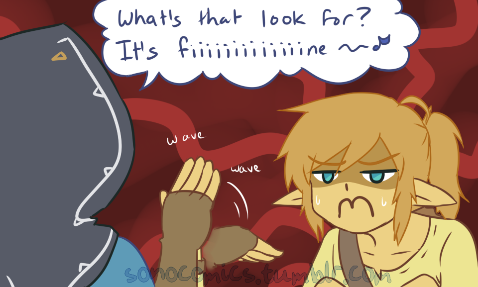 sonocomics:  Stone Talus’ was about the only thing I knew about BOTW going in so