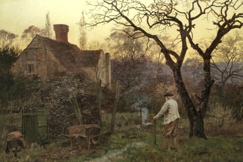 alraunahomestead:Edward Wilkins Waite, RBA (British, 1854-1924) Evening, Brockham.