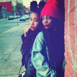 blackfashion:  Sydney and Cynthia, 17, NYC