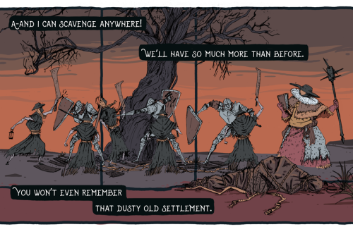 lordranandbeyond:    Old, discolored human bone with several holes bored into it.A woman’s corpse in the Undead Settlement was found clutching this bone. Her name was Loretta.  Here’s the comic for October, featuring Dark Souls III’s Greirat! Please