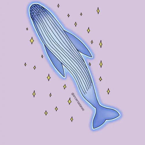 Whale Channeled Spiritual Art