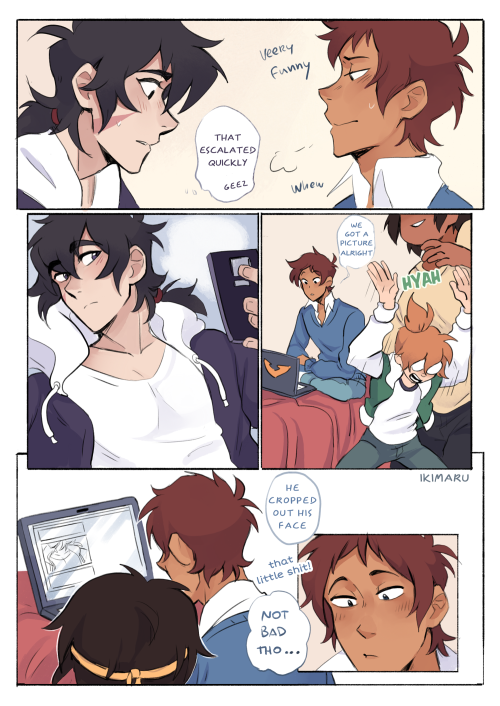 VR/college AU part 5!now with more sassy Keith 😌👌 enjoy!  first | < part 4 | part 6 >