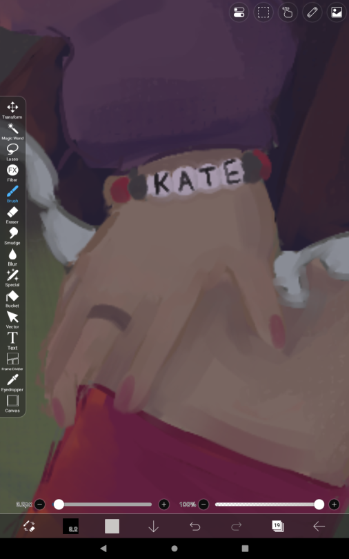 T...them Shoutout To The Super Cool Person Who Saw This Drawing And ALREADY MADE BRACELETS Based Off