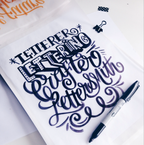 Lettering nerds AKA… #lettering #letteringdaily #handlettering #letterer #letteringbymaia #go