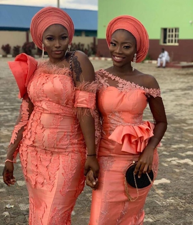 aso ebi lace styles for wedding