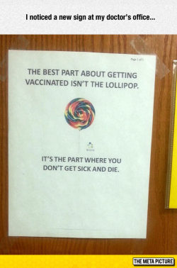 srsfunny:  Best Part About Getting Vaccinated