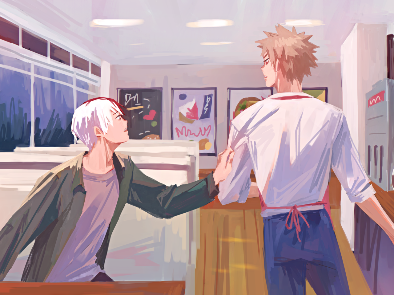 Bakugou acc posing as an art acc — Merry TodoBaku Christmas! 💓 These ...