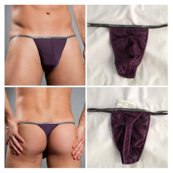 gabrielle53:  mmmmmmm love the purple hom thong, my sexy hubby has the same pair and he looks so sexy gabbrielle x