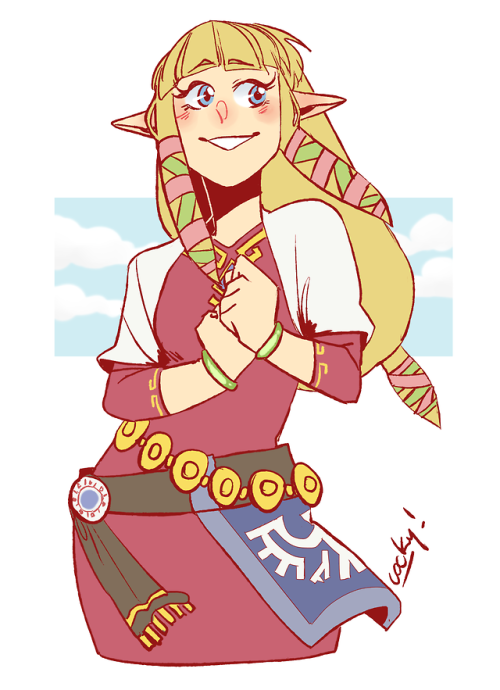 cockybusiness:Commission for thesepasteleyes!!! Gosh I got to draw my favorite Zelda aaaaa <33333