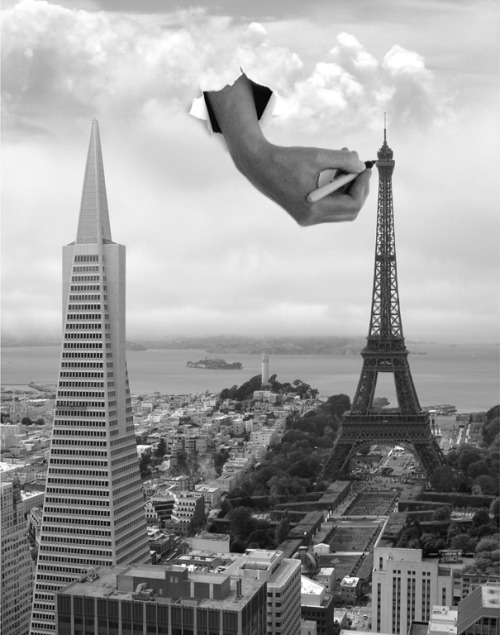 dawnawakened:  Visually Striking Manipulations These photo manipulations are above average, I really love Thomas Barbéy creative images. The traveling photographer is very talented and he takes a lot of his creative cues from artists around. I especially