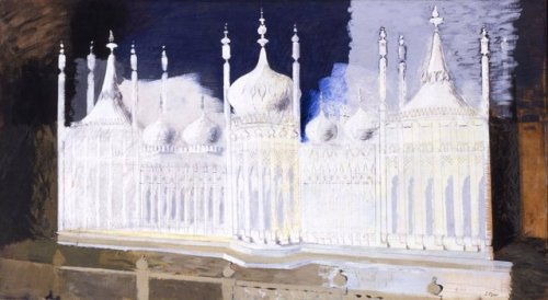 John PiperBrighton Pavilion, c1938 Oil and pencil, canvas collage on boardOffer Waterman, London