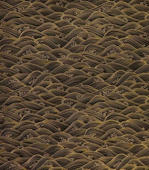 nobrashfestivity:Japanese Chiyogami, Wave design