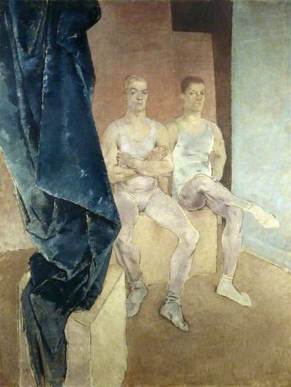 Glyn Warren Philpot -Acrobats Wainting to Rehearse (1935)