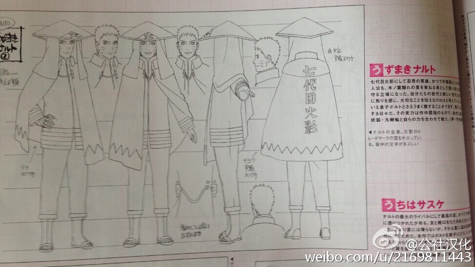 Masterpost sketches for Boruto the movie :