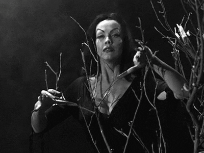 blondebrainpower:Vampira in Plan 9 from Outer Space, 1959