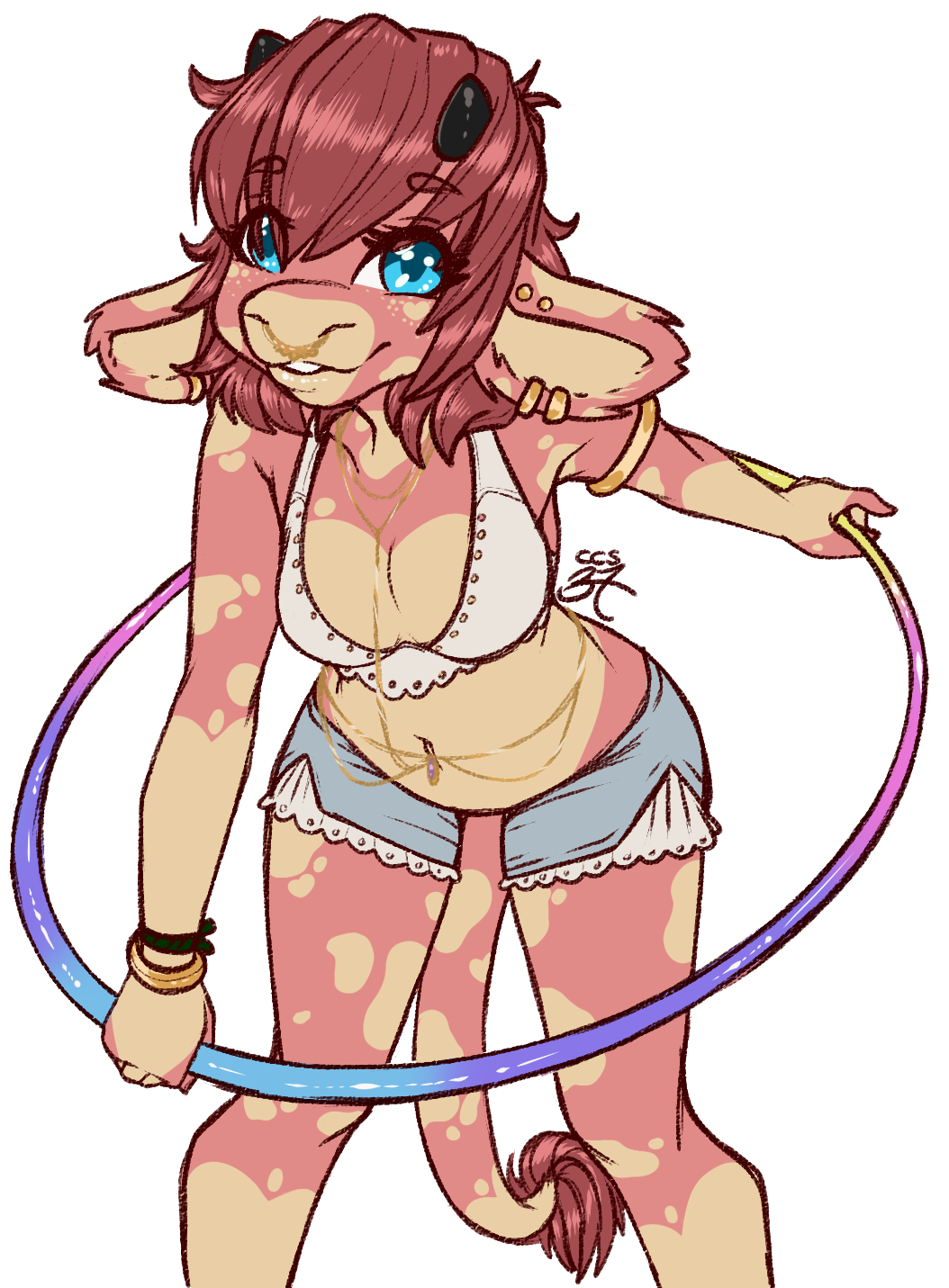 I decided to finish this sketch of Brynly I did a few days ago while I had a few