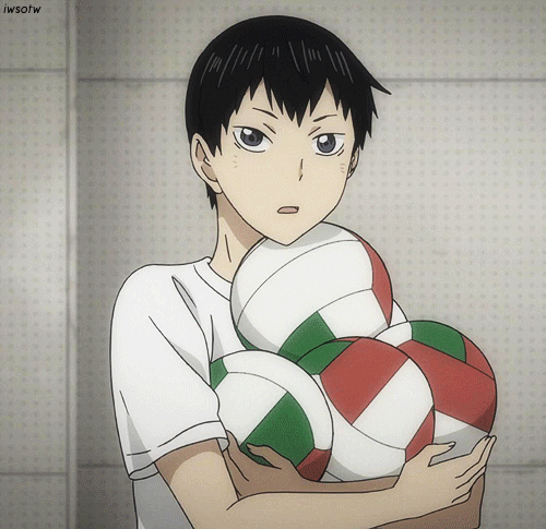 iwillstillopenthewindow:  Tiny Kageyama Tobio (ノ＞▽＜。)ノ 
