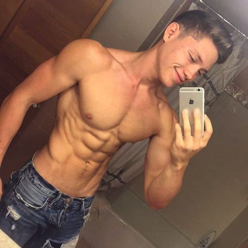 bulging teen muscles