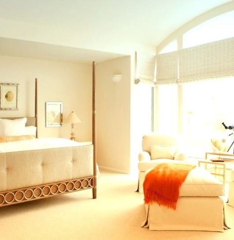 Master San DiegoInspiration For A Large Tropical Master Carpeted And Beige Floor Bedroom Remodel With