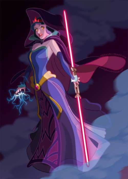 albotas:If Disney Princesses Were Jedi KnightsAriel dual-wields a pair of blue lightsabers under the