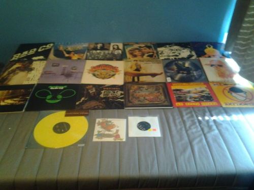 My collction so far starting at top left:bad company-bad companybreakfast in america- supertrampdoub