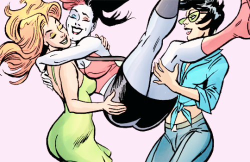 kaptlan:Gotham City Sirens in Harley Quinn’s Road Trip Special