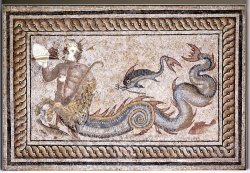 via-appia: Panel from a mosaic pavement: