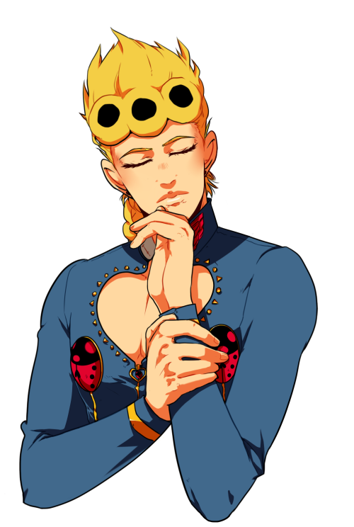 josukespimphand:  I’ve been really sick lately and the other day for Gio’s B-day, I was too weak to even walk and my body has just been all out of whack for the last week or soo.. but I felt much better today so yeah, drew a quick Gio. I’ve also
