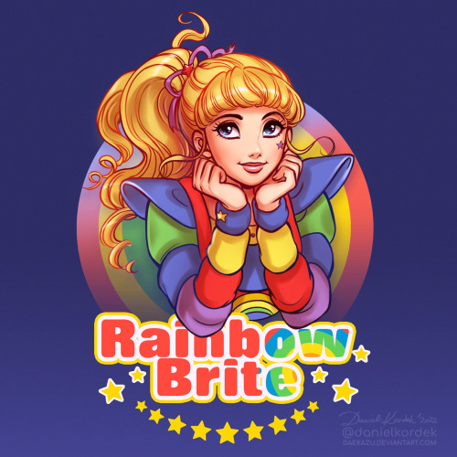 I had a lot of fun drawing this character and I drew it for my friend Patrick who is a Rainbow Brite