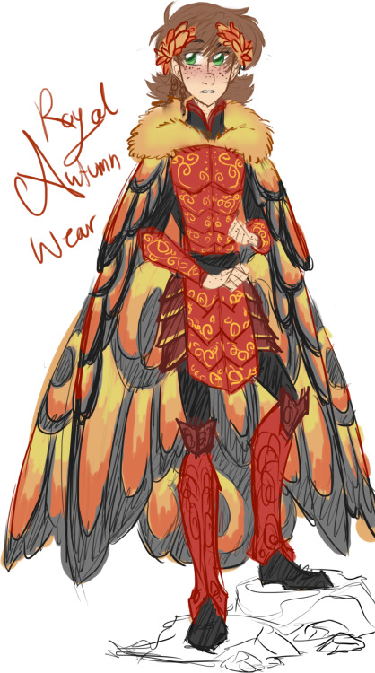 More Epic Au Prince Hiccup except this time in Autumn clothes~ I kind of have this floaty idea that 