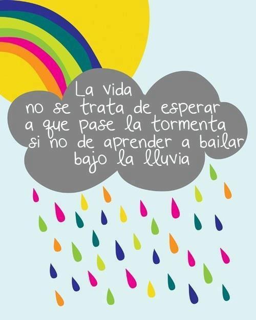 &ldquo;La vida no se trata de esperar a que pase la Tormenta si no de aprender
