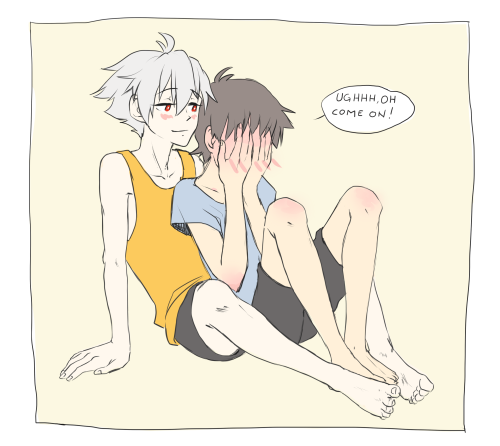 chusska-art:  Shinji blushing like a firetruck adult photos