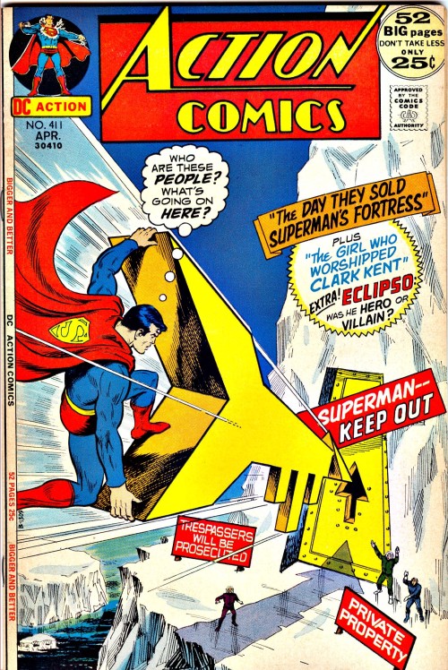 comicbookcovers:
“ Action Comics #411, April 1972, Pencils:Nick Cardy
”