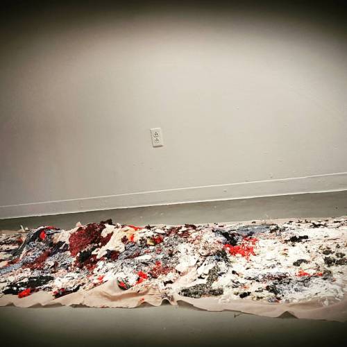 #fibers #sculpture #irecycledmyclothes (at Penn State School of Visual Arts)