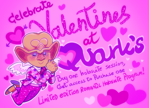 son-of-bajor:doodlingleluke: preparing for valentine’s day <3  Quark from Star Trek: Deep Space N