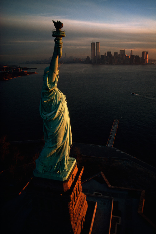 natgeofound:
“ The Statue of Liberty hails dawn over New York Harbor in 1978.Photograph by David Alan Harvey, National Geographic Creative
”