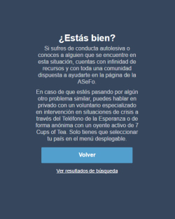 dont-forget-the-struggle:  esto pasa cuando buscas muchas weas en tumblr:c &ldquo;¿Estás bien?&rdquo;