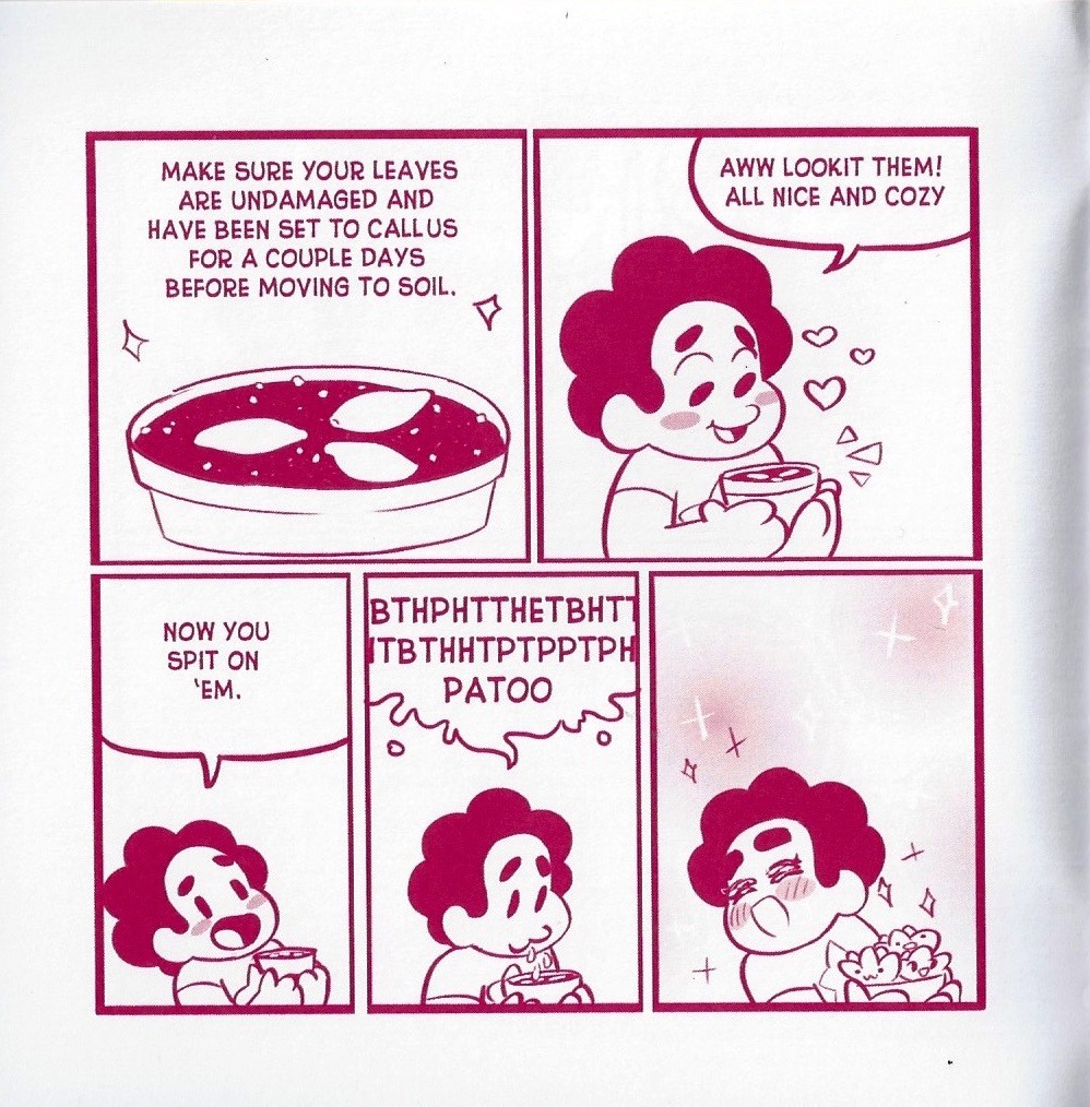as-warm-as-choco:  “Step by Step Guide to Propagation” (Page 1, 2) From Steven