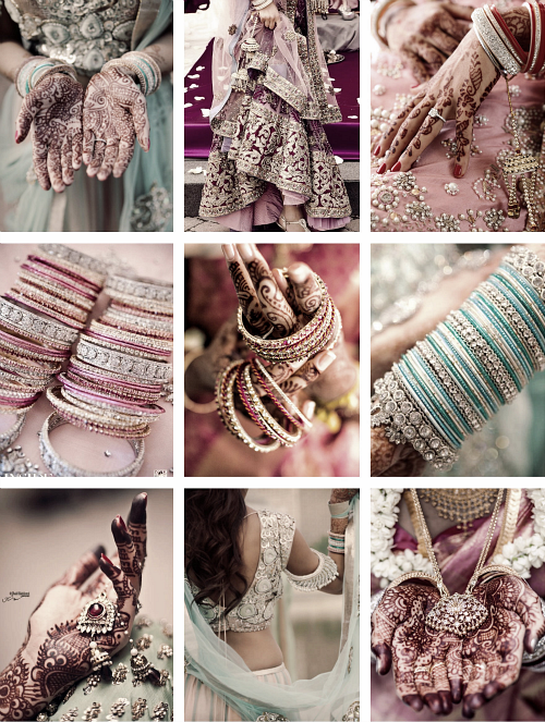 jhilmila:  All Things Indian: Details of a Bride (Pastel Edition)