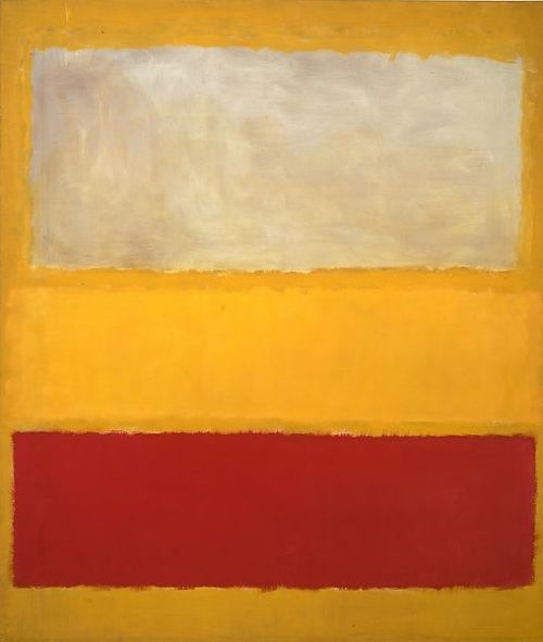 No. 13 (White, Red on Yellow), 1958, Mark RothkoMedium: acrylic,oil