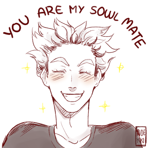 Bokuaka makes me happy, yeah.Smiling bokuto is so precious that Akaashi cant stand it.