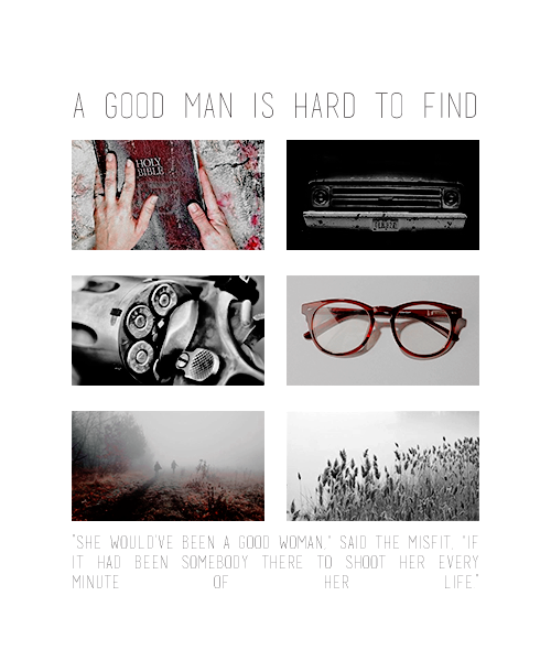 wormwoodandhoney:LITERATURE MEME: (4/8) short stories“A Good Man Is Hard to Find” is a short story w
