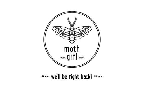 mothgirlcomic: Moth Girl will be right back ~- - - Hello to all our new followers! We hope you enjoy